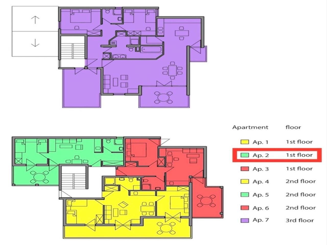Beach Penthouse Diamond أوميس الغرفة الصورة