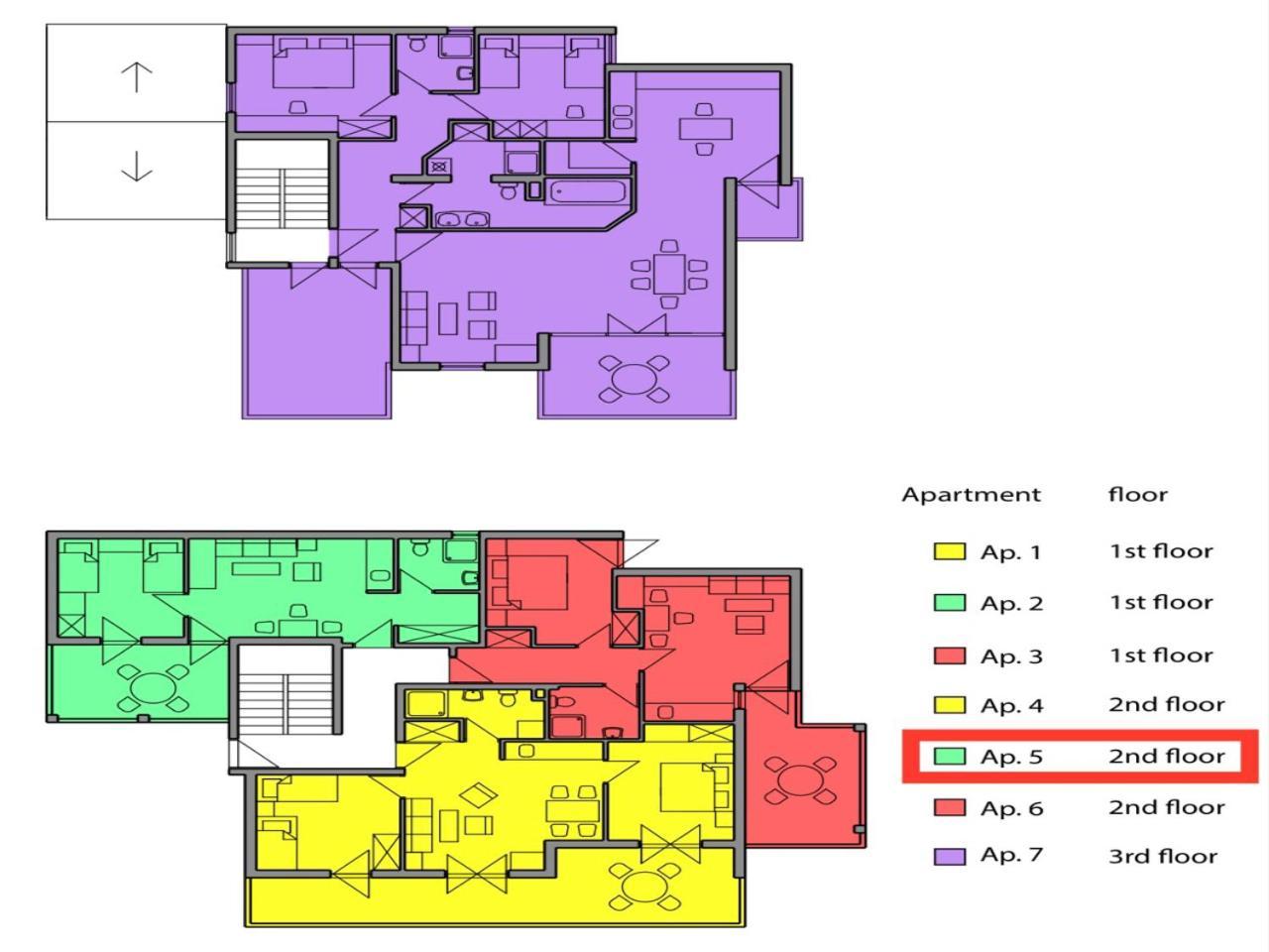 Beach Penthouse Diamond أوميس الغرفة الصورة