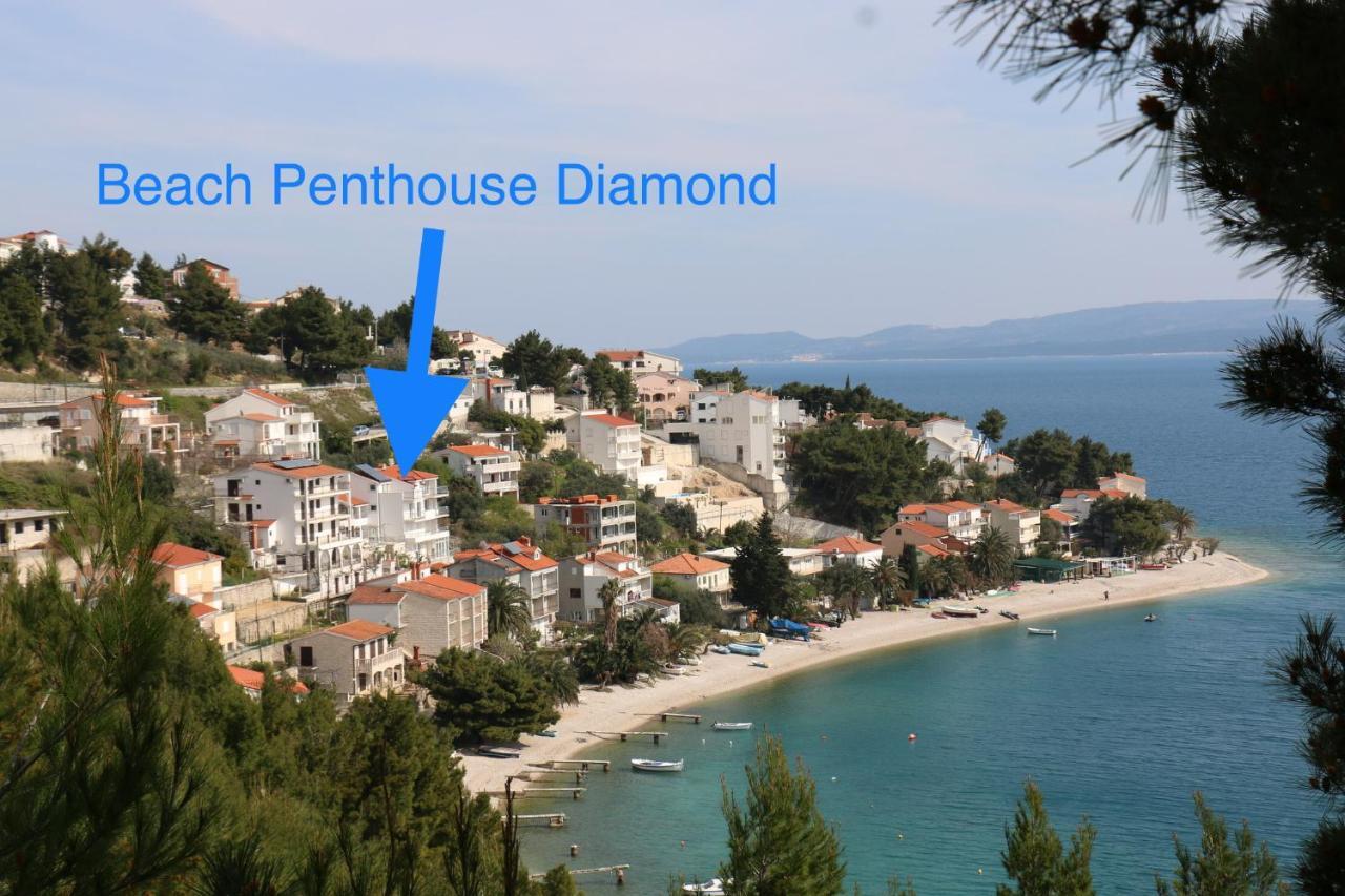 Beach Penthouse Diamond أوميس الغرفة الصورة